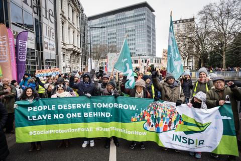 Manifestation climat décembre 2023 Bruxelles