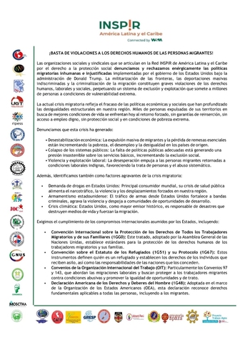 justicia, dignidad y respeto para las personas migrantes